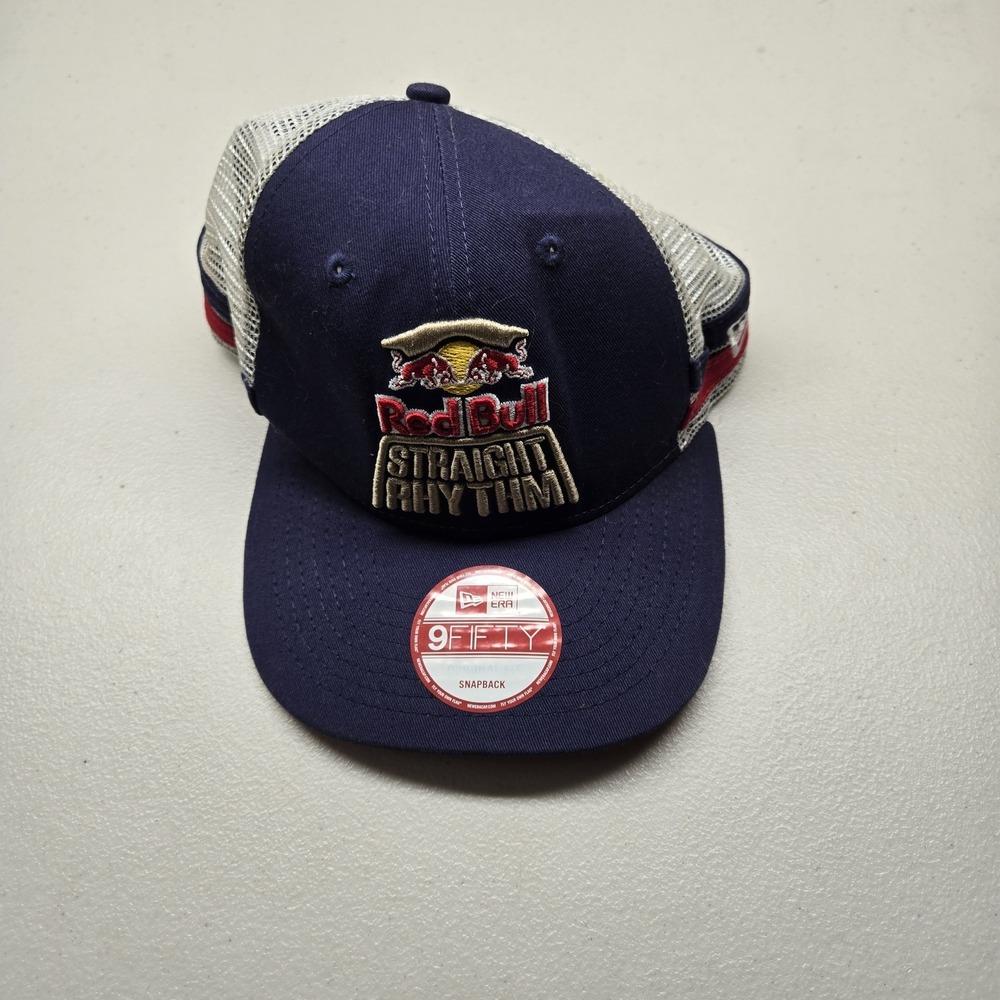 Red Bull Straight Rhythm Unisex Trucker Hat OSFM Snapback Embroidered READ